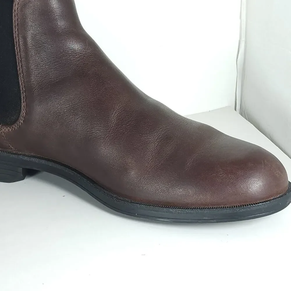 Blundstone Men's 1900 AU8,5 US9,5 Chestnut Brown Leather Ankle Chelsea Boots